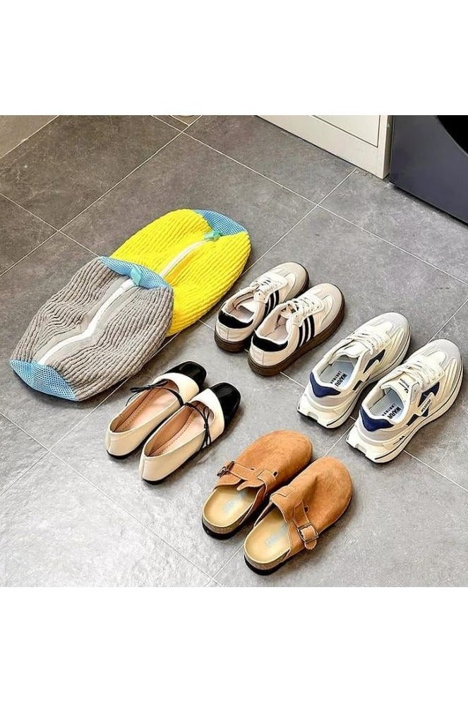Shoe, Boot, and Sneaker Washing Bag - Washing Machine Bag - Reusable and Hangable Shoe Washing Bag for Washer and Dryer, Washing Machine Shoe Bag for All Types and Sizes of Shoes Multiple Colors