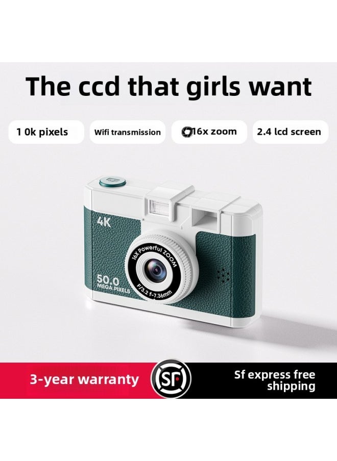 Generic The Clapper Retro CCD Digital Camera Photo Girl Birthday Gift Student Party-Body Color:Brown  - Image 2