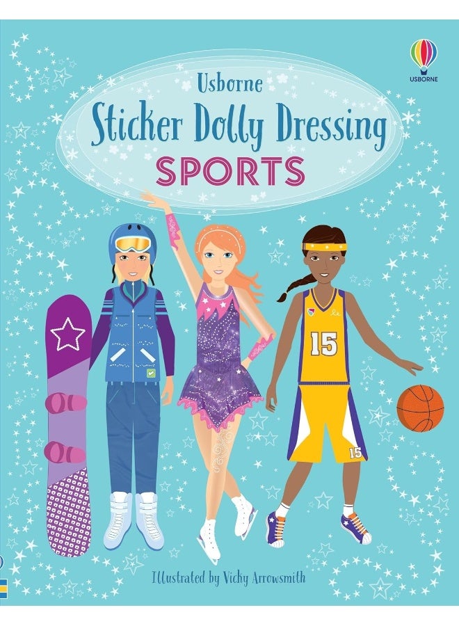 ملصق دمية الملابس الرياضية