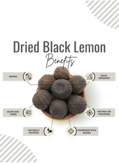 Awafi Mill Dried Black Lemon - Premium Quality - Intensely Flavorful - Versatile Culinary Ingredient - Middle Eastern Specialty  - Image 3