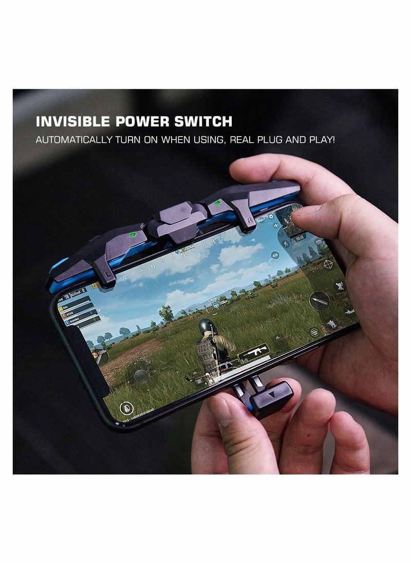 Gravity Mobile Gaming Triggers with Sensitive Joysticks for PUBG, Fortnite & Call of Duty | High-Precision Controller Buttons Compatible with iOS & Android Smartphones | Ergonomic Design for Comfortable Gaming | Easy Clip-On Setup for Mobile Gamers - Image 3