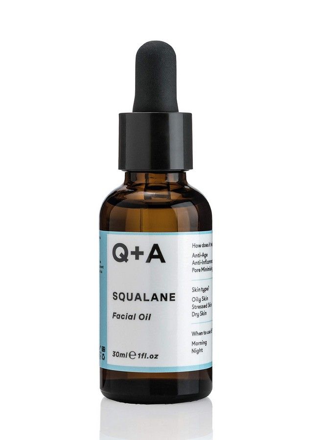 Q+A Squalane Facial Oil. A Super Hydrating Vegan Facial Oil Derived From Olive Oil. 30Ml/1Fl.Oz - Image 3