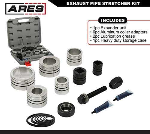ARES 14025 – Exhaust Pipe Expander Kit – Widens Exhaust Pipes from 1-5/8-Inches to 4-1/4-Inches in Diameter – 7-Piece Impact Rated Kit Includes Heavy Duty Storage Case - Image 2