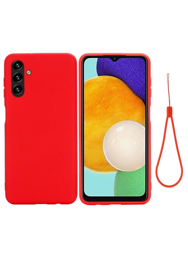 S-TOP Case For Samsung Galaxy A13 5G Pure Color Liquid Silicone Phone Case - Image 1