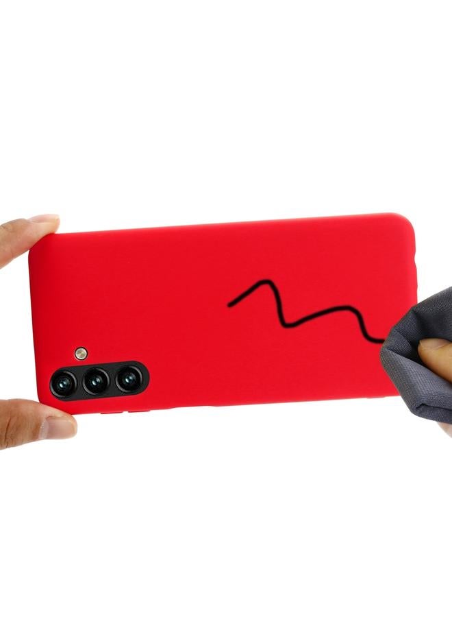 S-TOP Case For Samsung Galaxy A13 5G Pure Color Liquid Silicone Phone Case - Image 5