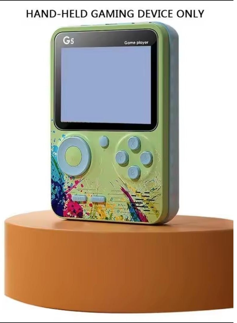 Handheld Gaming Player, 8 Bit Video Game Retro Mini Pocket Gameboy Built-in Gaming Controller 500 Classic Games for Kids Blue - Image 4