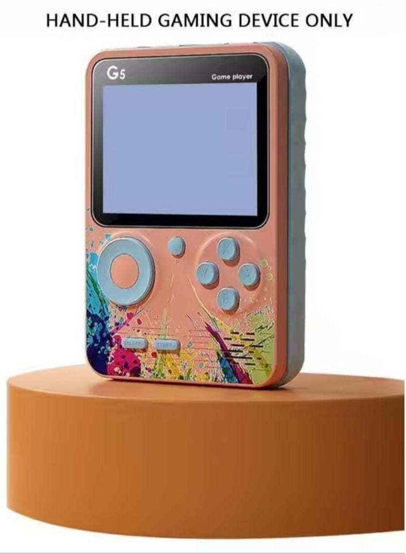 Handheld Gaming Player, 8 Bit Video Game Retro Mini Pocket Gameboy Built-in Gaming Controller 500 Classic Games for Kids Blue - Image 5