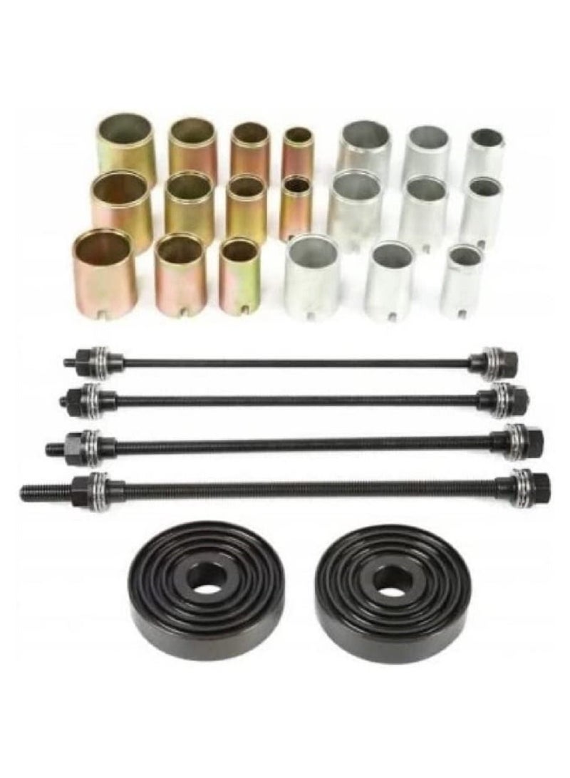ROCKFORCE Universal Set for Replacement of Silent Blocks, Hubs and Bearings 26 pcs. M10, M12, M14, M16 in Case - Image 1