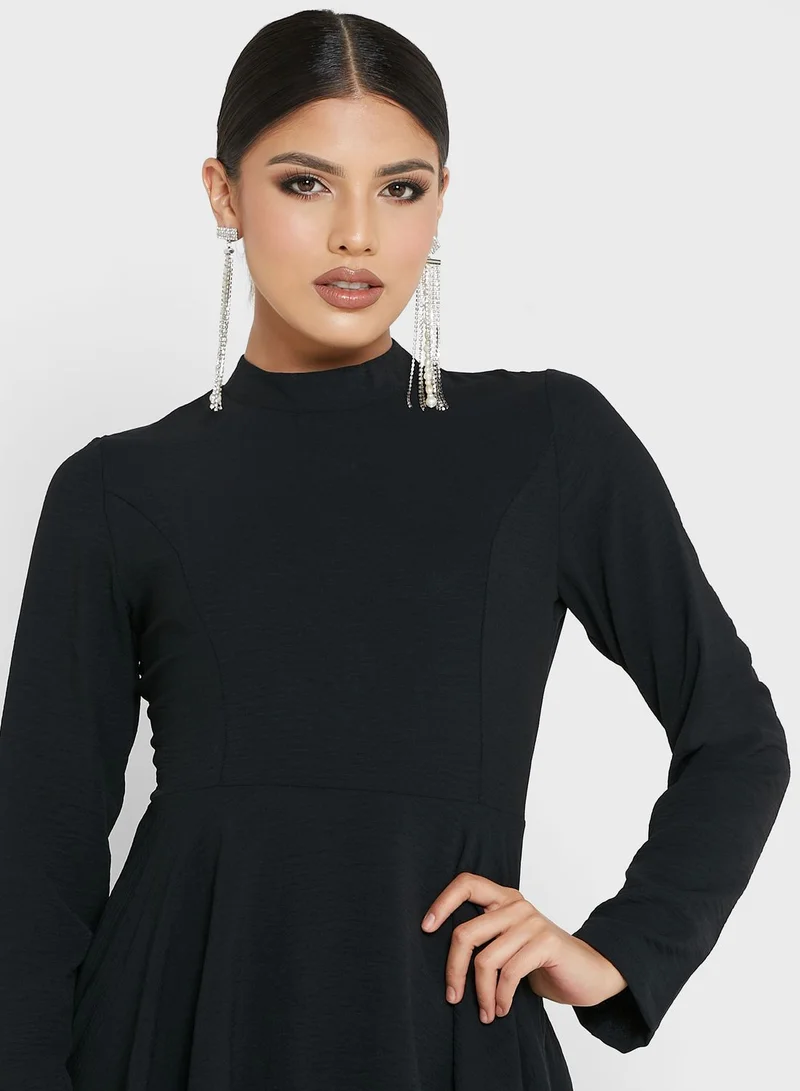 Khizana Peplum Tiered  Dress