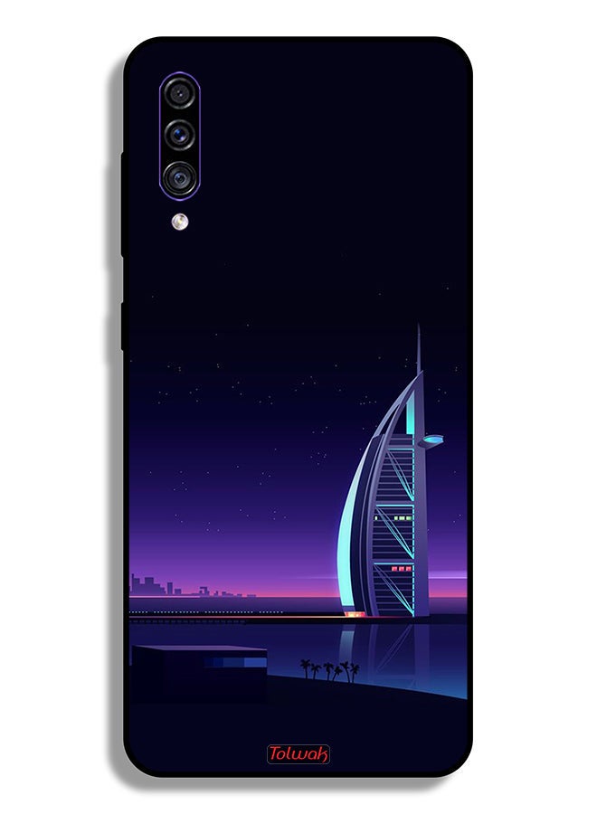 Tolwak غطاء حماية لهاتف سامسونج جالاكسي A50 فن رقمي برج العرب - Image 1