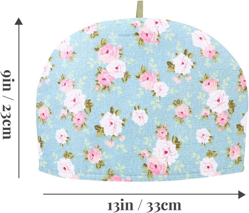 Luxshiny Insulated Teapot Cotton Tea Cosy, Cotton Cloth Tea Pot Warmer Stylish Cozy Prevents Dust and Keeps Warm Perfect for Kitchen and Home Use - Image 2