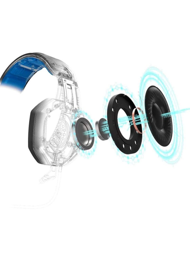 uRage - SoundZ 310 Gaming Headset Black for PC and PS4 Padded Ear Cup Wired Volume Control 2.5m Cable - Image 1