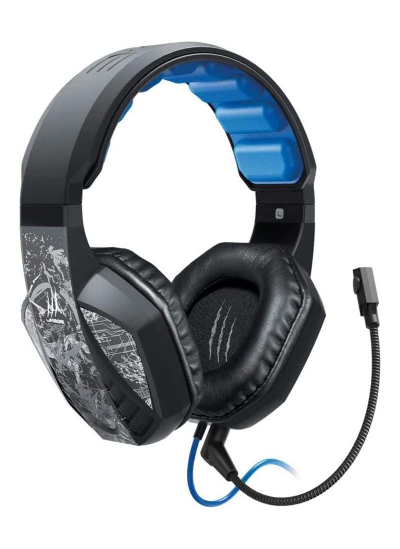 uRage - SoundZ 310 Gaming Headset Black for PC and PS4 Padded Ear Cup Wired Volume Control 2.5m Cable - Image 1