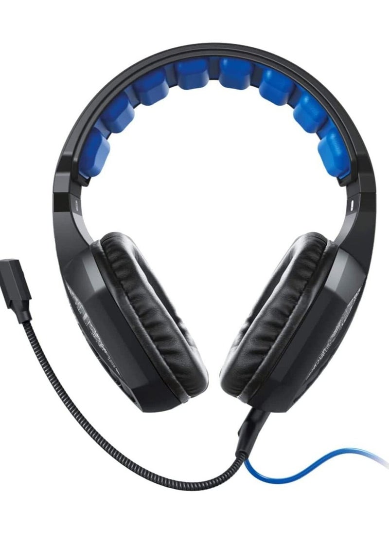 uRage - SoundZ 310 Gaming Headset Black for PC and PS4 Padded Ear Cup Wired Volume Control 2.5m Cable - Image 1