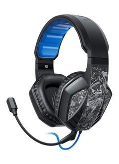 SoundZ 310 Gaming Headset Black for PC and PS4 Padded Ear Cup Wired Volume Control 2.5m Cable