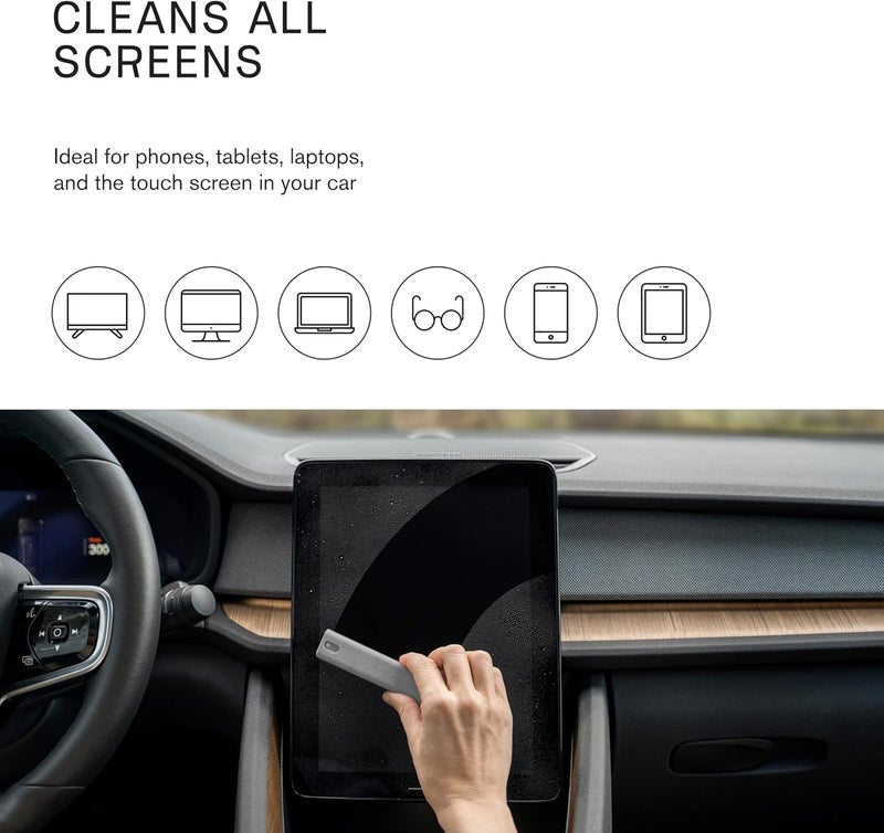 am Screen Cleaner with Microfiber Cloth – All-in-One Screen Cleaner Spray for LED TV, OLED Monitor, Car Screen, MacBook, Computer Screen, iPad & Mobile Phone (Black, Grey, Light Grey, 3 Pack) - Image 3