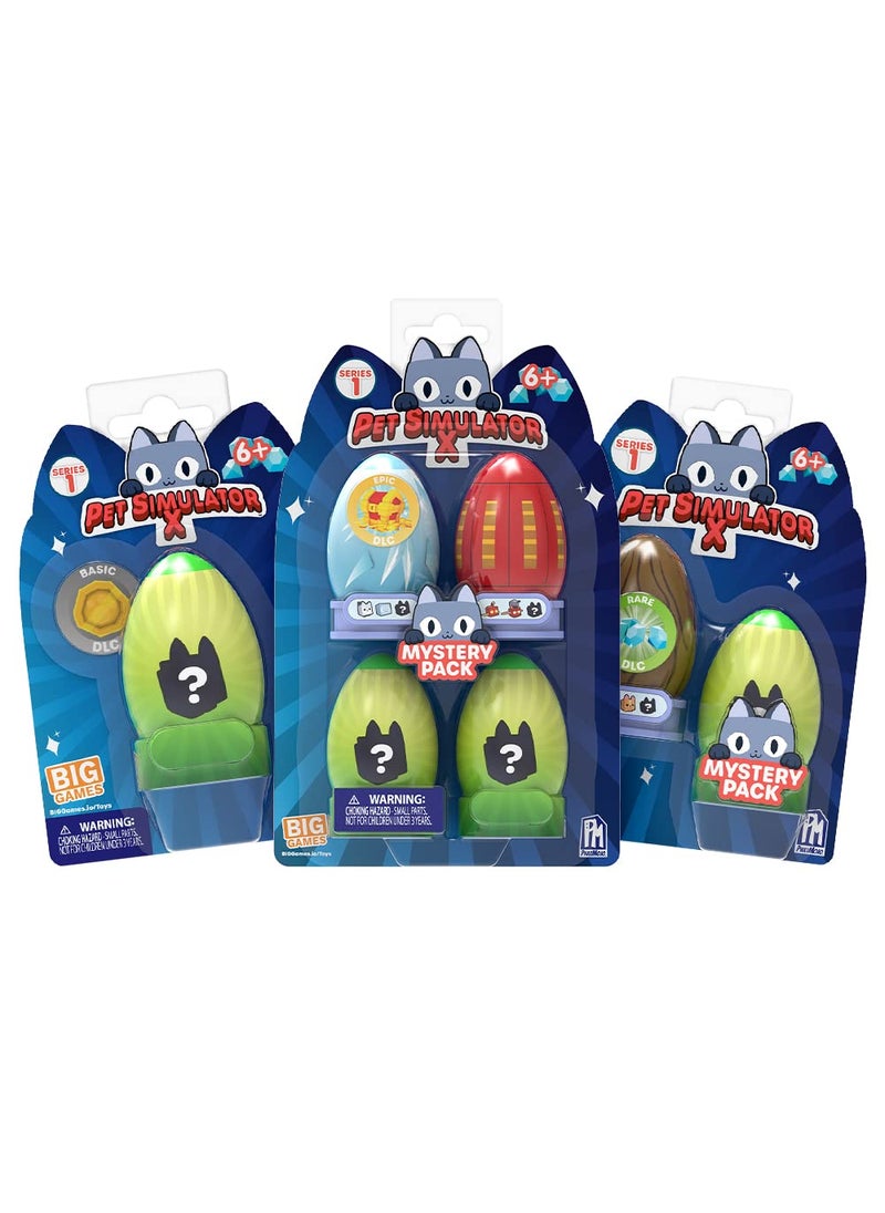 PET Simulator Pet Simulator X - Mystery Pet Minifigures Bundle (7 Mystery Eggs & Pet Figures, Series 1) [Includes DLC]  - Image 1