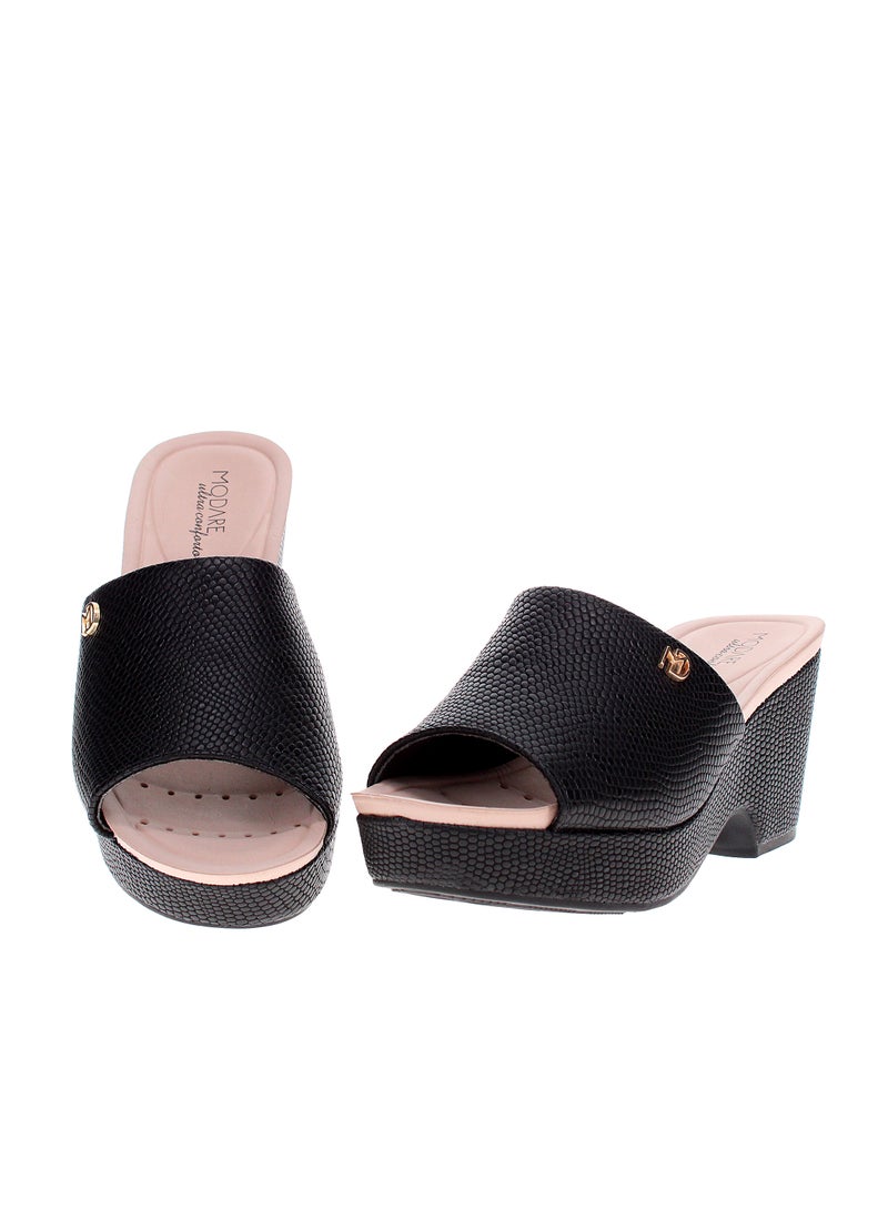 مودار صنادل بكعب إسفيني للنساء - صنادل أنيقة بكعب إسفيني للبنات وللارتداء اليومي - Image 4