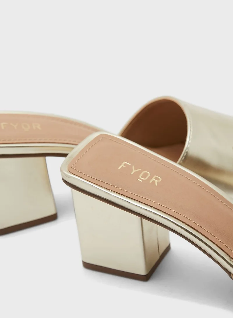 FYOR Casual Mid Heel Sandals