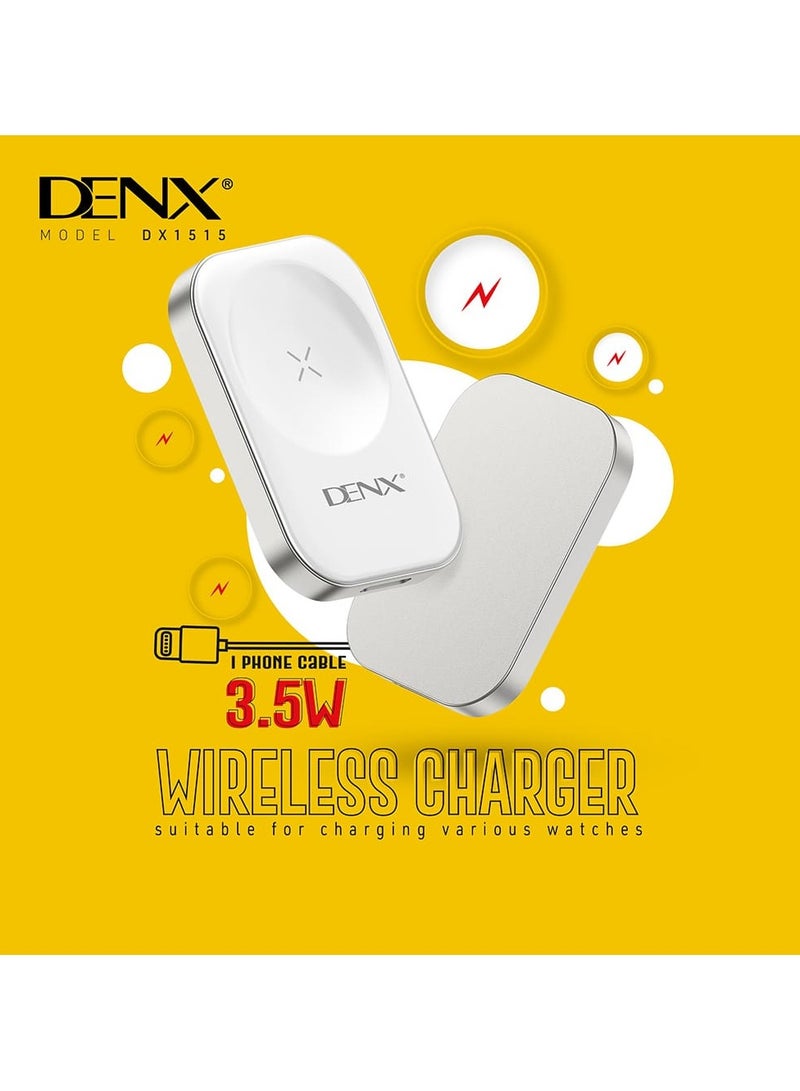 Denx DENX DX1515 Wireless Charger – Compact & Efficient Charging Solution for Smartwatches - Image 1