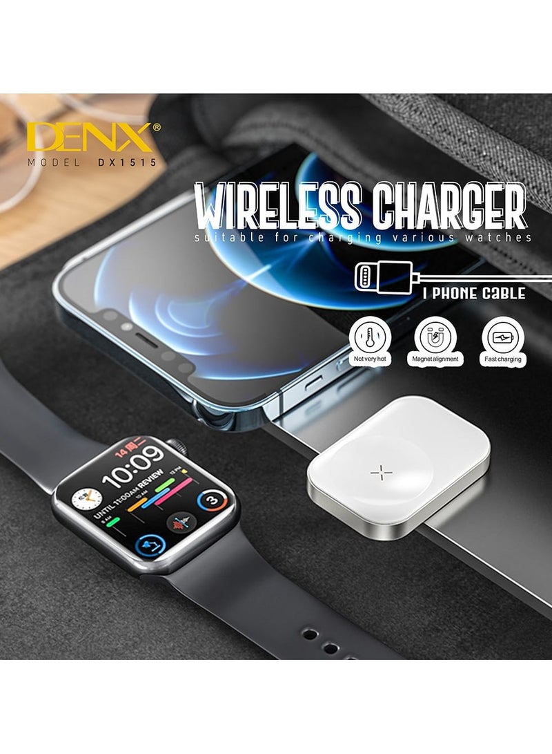 Denx DENX DX1515 Wireless Charger – Compact & Efficient Charging Solution for Smartwatches - Image 2