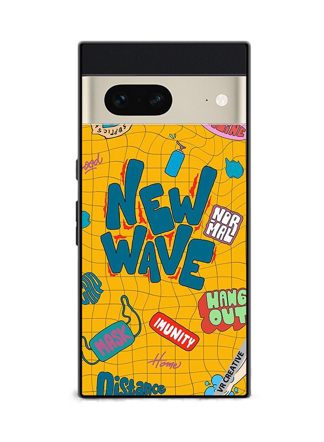 VR CREATIVE Protective Case Cover For Google Pixel 7 Multiple Logo Design  Multicolour - Image 1