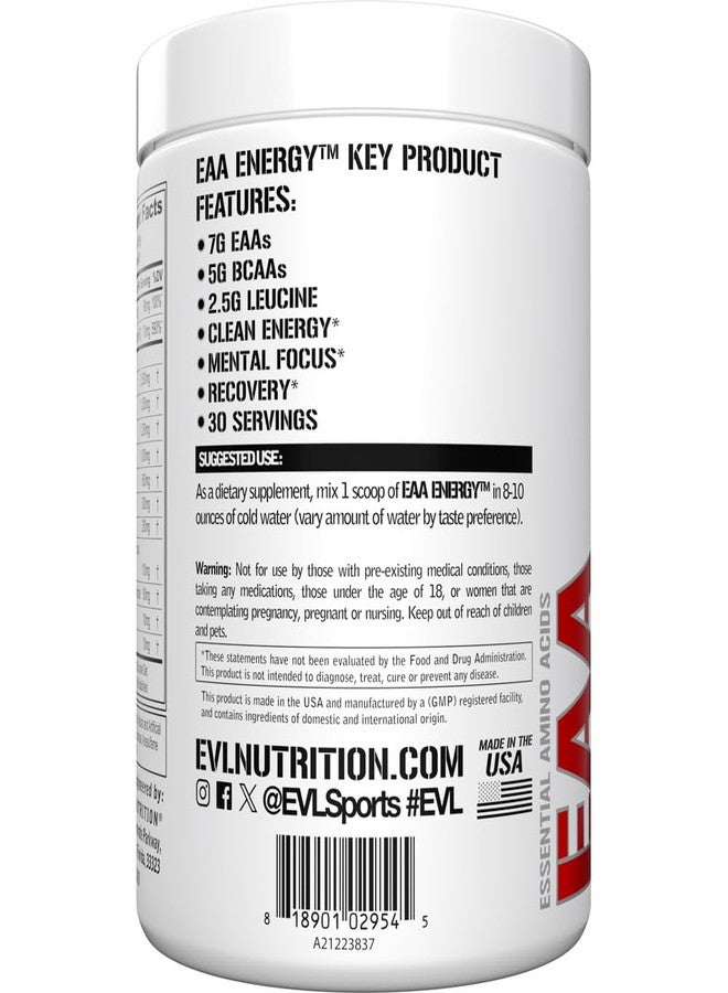 Evlution EVL EAA Essential Amino Acids Powder Pre & Post Workout - 30 Servings - Image 5