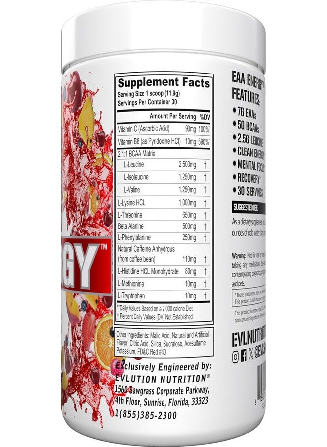 Evlution EVL EAA Essential Amino Acids Powder Pre & Post Workout - 30 Servings - Image 4