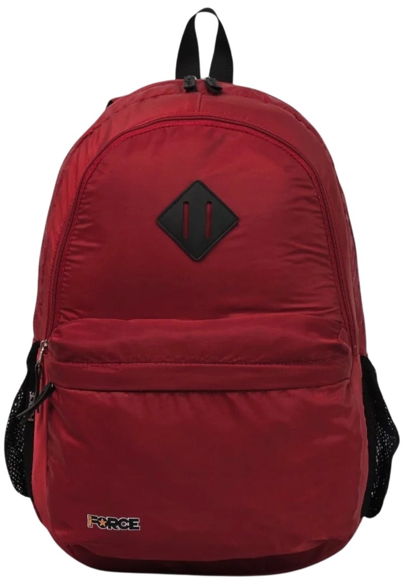 Force 14 inch Laptop Backpack - Advanced Basic - burgundy | Water Resistant | - Image 1