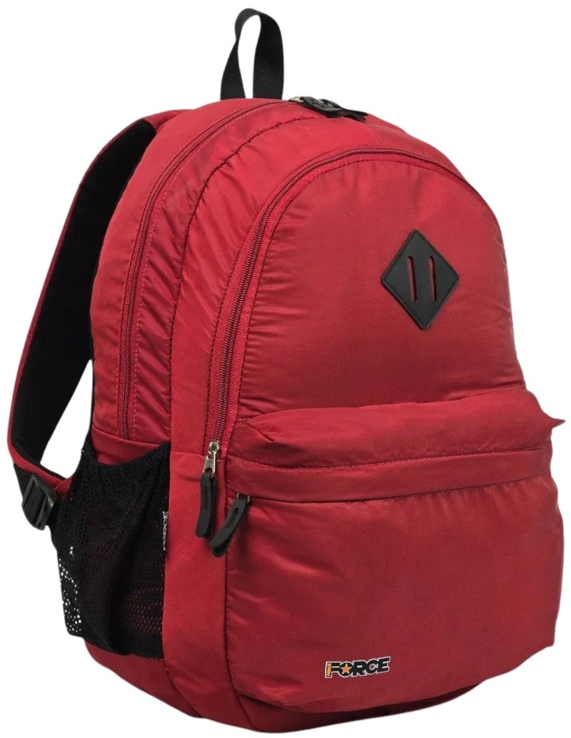 Force 14 inch Laptop Backpack - Advanced Basic - burgundy | Water Resistant | - Image 2