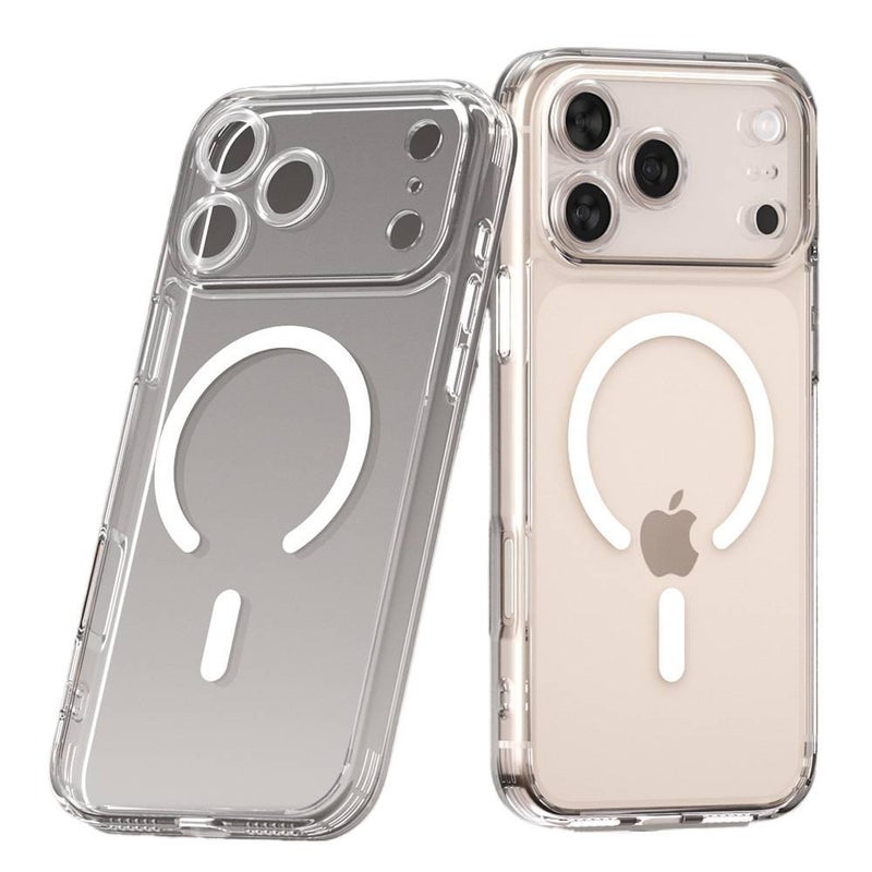 MagSafe Case | Shockproof Cover for iPhone 16 / 16 Plus / 16 Pro / 16 Pro Max | Strong Magnetic | Clear | PC - Image 2