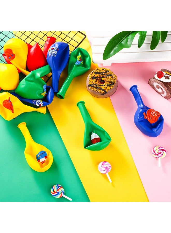 Zomiboo 36 Pack Fish Bobber Balloons Ofishally One Birthday Decoration Latex Fish Party Balloon Under the Sea Creature Birthday Baby Shower Party Decoration Supplies, 12 Inches(Gone Fishing Style) - Image 3