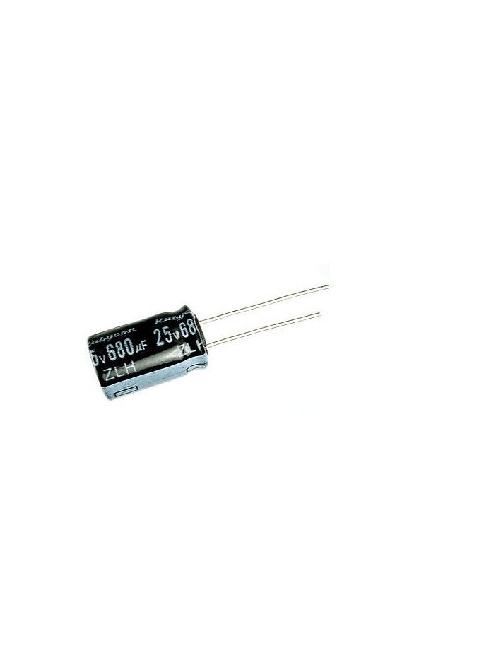مكثف 680UF 25V 