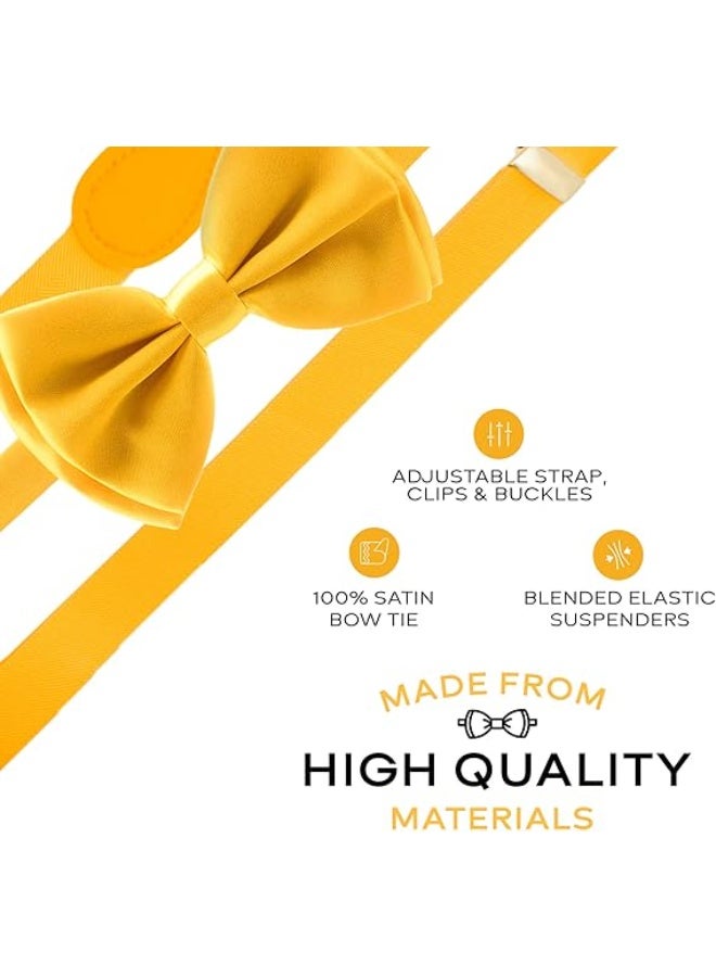 سونسر مجموعة حمالات قابلة للتعديل للأطفال مع ربطات عنق للأولاد والبنات - Image 2