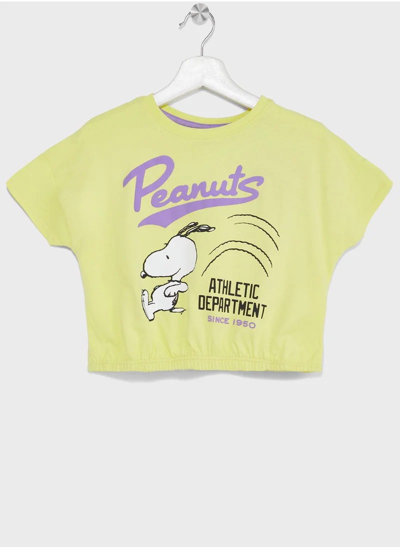 Urban Haul Kids Peanuts Snoopy T-Shirt