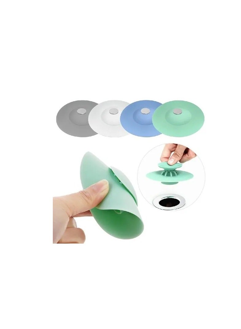 سدادة تصريف دش ثلاثية الأبعاد متعددة الألوان مع ختم مطاطي لتصريف الأرضيات - Image 1