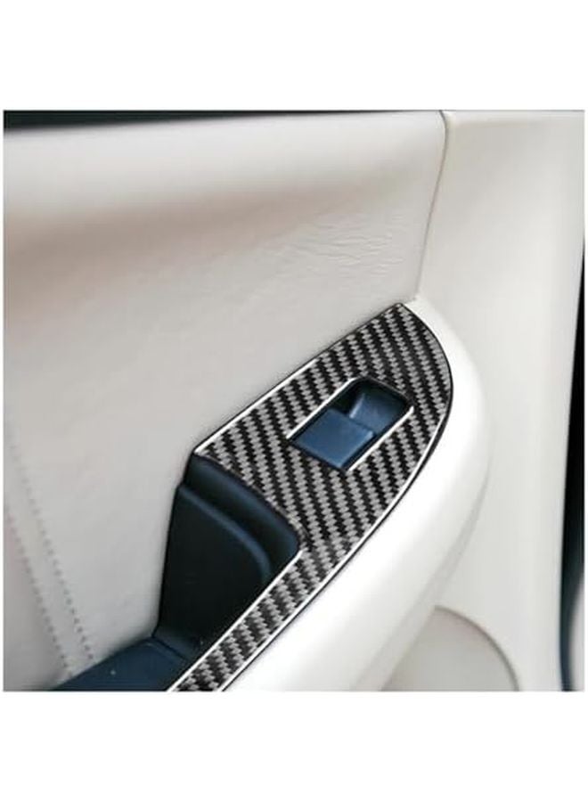 غطاء لوحة زر مفتاح النافذة لتزيين داخلي لسيارة أكرورد 2003-2007، إكسسوارات زخرفة داخلية للسيارة، مقود أيسر - Image 5
