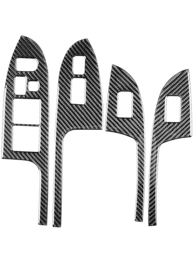 غطاء لوحة زر مفتاح النافذة لتزيين داخلي لسيارة أكرورد 2003-2007، إكسسوارات زخرفة داخلية للسيارة، مقود أيسر - Image 1