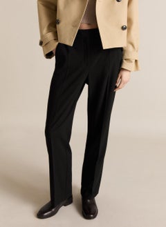 MANGO Casual Straight Mid-Rise Pants  - Image 1
