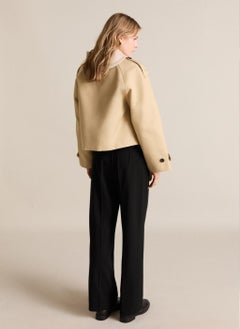 MANGO Casual Straight Mid-Rise Pants  - Image 2