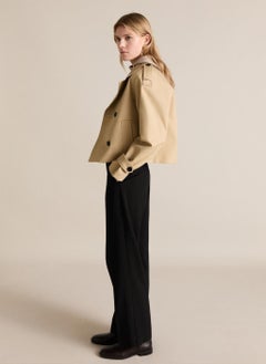 MANGO Casual Straight Mid-Rise Pants  - Image 3