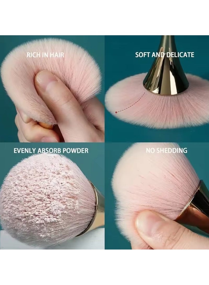 Goolsky Nail Art Brush Remove Nail Dust Brush Acrylic UV Gel Polish Powder Cleaning Tool Manicure Accessories Beauty Makeup Brushes - Image 2