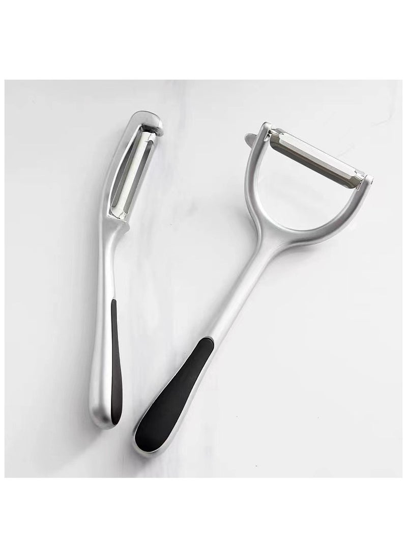 2pcs Multi-functional Peeling Tool Potato Grater Cutter Carrot Shredder Potatoes Peeler Vegetable Shredders Vegetable Scraper Potato Peelers Vegetable Peeler Crank Peeled