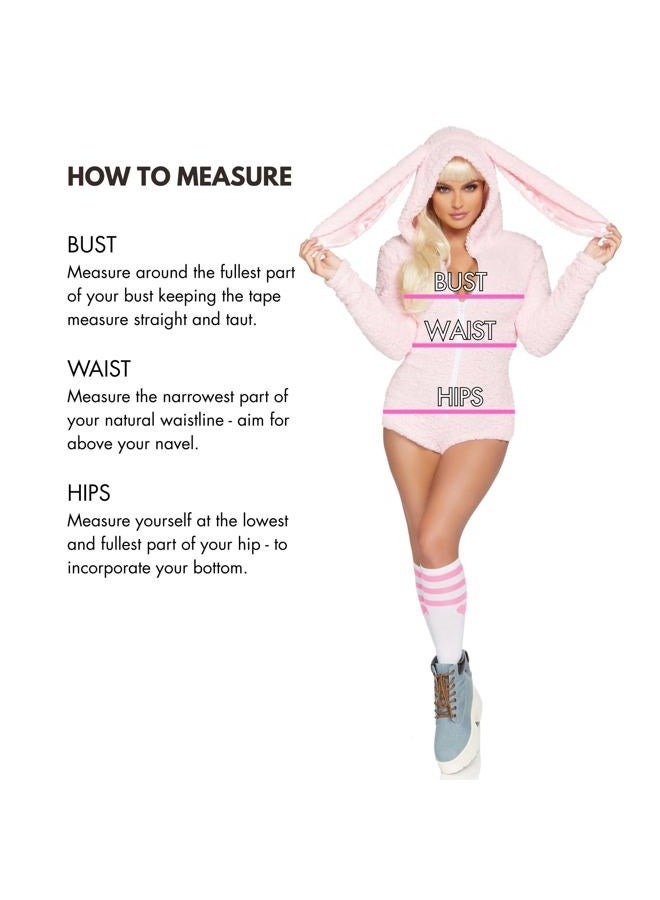 Leg Avenue Women's Assorted Cuddly Animal Costumes, Cuddle Bunny, L - Image 5