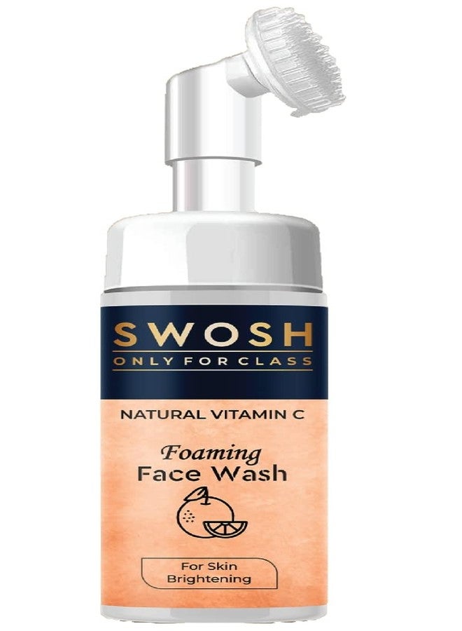 سوش غسول الوجه سووش بفيتامين سي للبشرة الدهنية 100 مل لتقشير لطيف وتنظيف عميق 100 مل | للبشرة المعرضة لحب الشباب، والدهنية، والبشرة المعرضة لحب الشباب للنساء والرجال | يحتوي على الصبار، وفيتامين سي، والكركم - Image 1