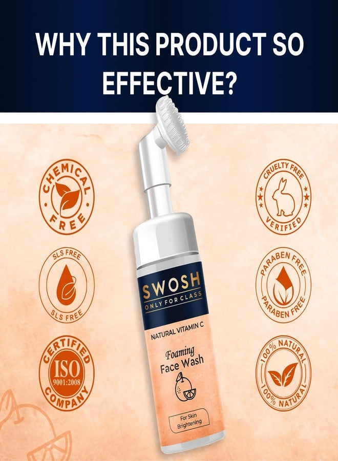 سوش غسول الوجه سووش بفيتامين سي للبشرة الدهنية 100 مل لتقشير لطيف وتنظيف عميق 100 مل | للبشرة المعرضة لحب الشباب، والدهنية، والبشرة المعرضة لحب الشباب للنساء والرجال | يحتوي على الصبار، وفيتامين سي، والكركم - Image 5