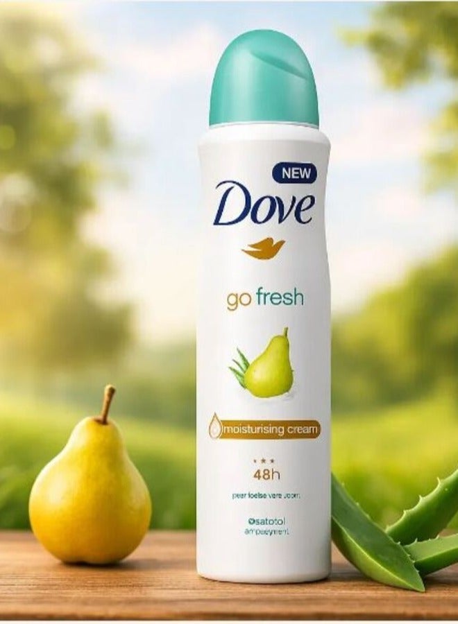 دوف بخاخ مضاد للتعرق جو فريش بالكمثرى والصبار / بخاخ مضاد للعرق  و الرائحة، 250 مل - Image 1