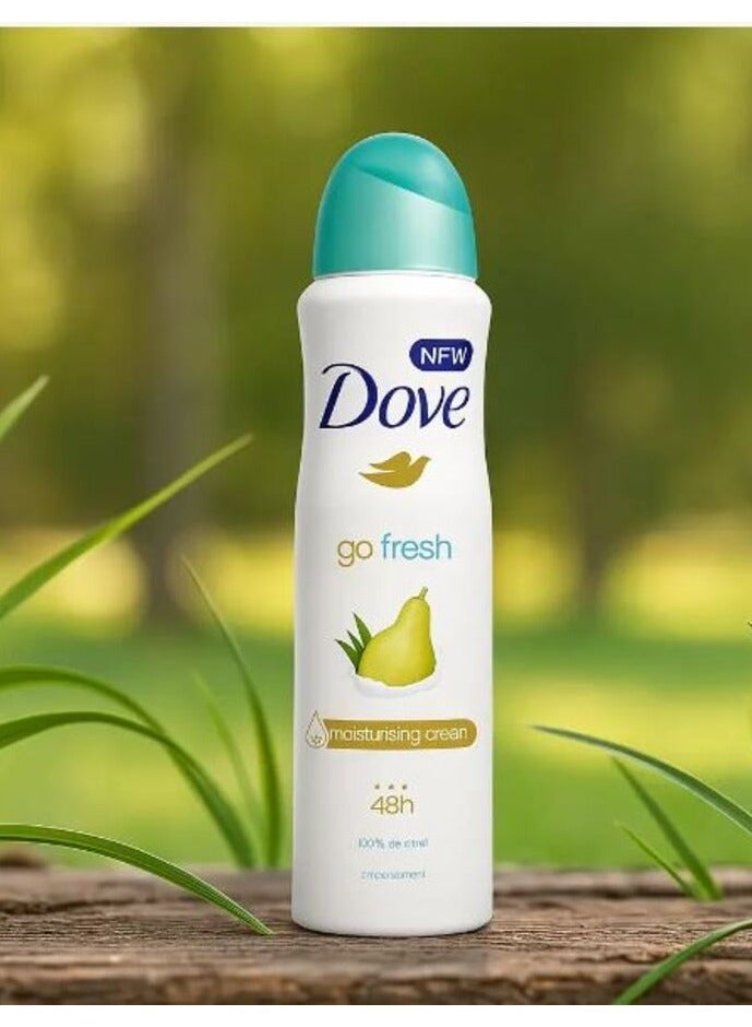 دوف بخاخ مضاد للتعرق جو فريش بالكمثرى والصبار / بخاخ مضاد للعرق  و الرائحة، 250 مل - Image 2