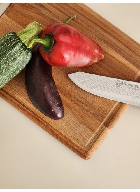 Wooden Beech Wood Cutting Board 22X32 cm Second Hand