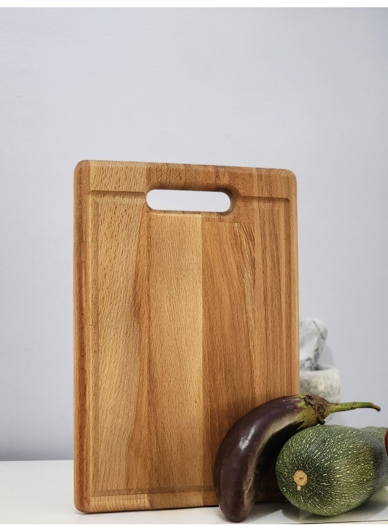HBS Art Design - Wooden Beech Wood Cutting Board 22X32 cm Second Hand - Image 1
